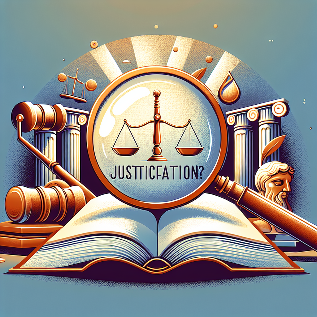 O que é justificação?